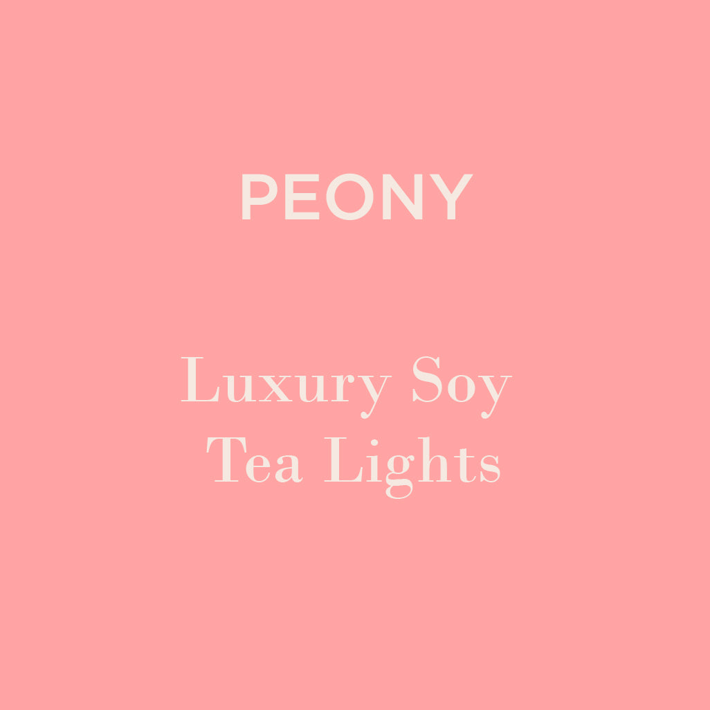 Peony Soy Tea Lights