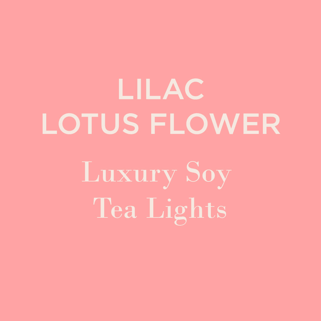 Lilac & Lotus Flower Soy Tea Lights