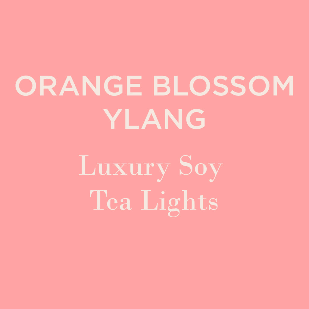 Orange Blossom & Ylang Soy Tea Lights