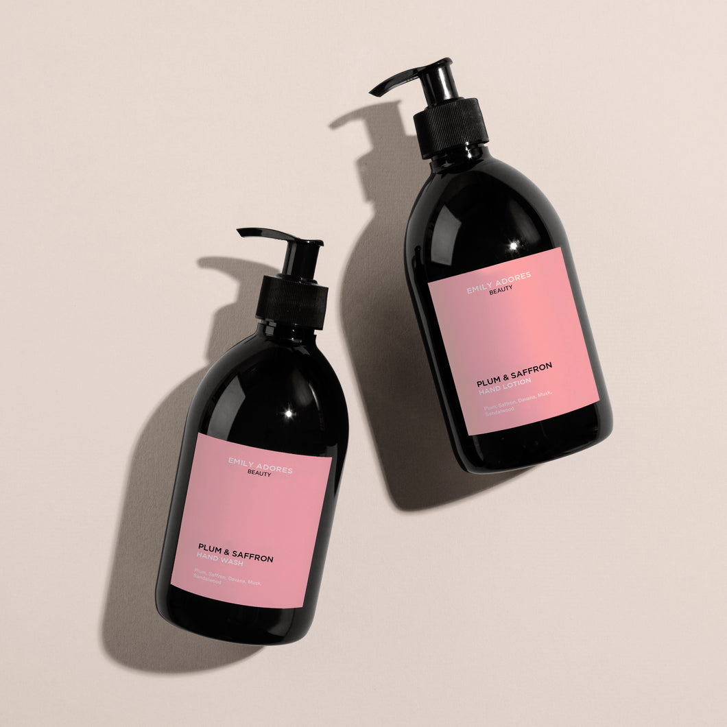 Plum & Saffron Hand Care Gift Set (Save £10)