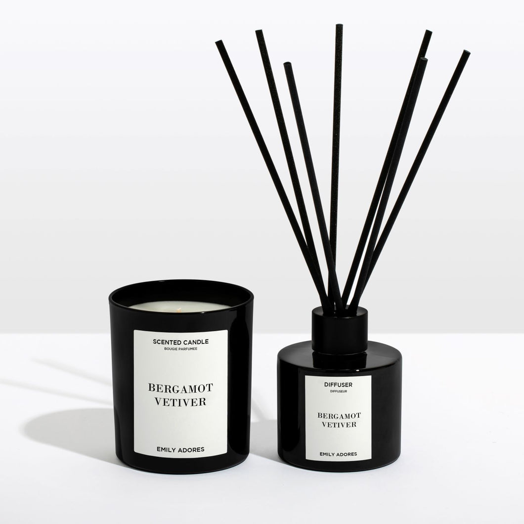 Bergamot & Vetiver Home Fragrance Gift Set